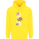 Japanese Flowers Quote Japan Love Childrens Kids Hoodie Yellow