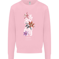 Japanese Flowers Quote Japan Love Mens Sweatshirt Jumper Light Pink