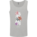 Japanese Flowers Quote Japan Love Mens Vest Tank Top Sports Grey