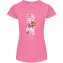 Japanese Flowers Quote Japan Love Womens Petite Cut T-Shirt Azalea