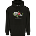 Japanese Flowers Quote Japan Magic Childrens Kids Hoodie Black