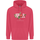 Japanese Flowers Quote Japan Magic Childrens Kids Hoodie Heliconia