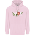 Japanese Flowers Quote Japan Magic Childrens Kids Hoodie Light Pink