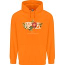 Japanese Flowers Quote Japan Magic Childrens Kids Hoodie Orange