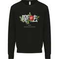 Japanese Flowers Quote Japan Magic Kids Sweatshirt Jumper Black
