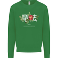 Japanese Flowers Quote Japan Magic Kids Sweatshirt Jumper Irish Green