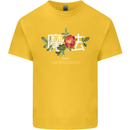 Japanese Flowers Quote Japan Magic Kids T-Shirt Childrens Yellow