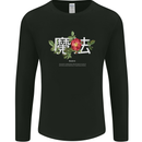 Japanese Flowers Quote Japan Magic Mens Long Sleeve T-Shirt Black