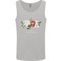 Japanese Flowers Quote Japan Magic Mens Vest Tank Top Sports Grey
