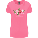 Japanese Flowers Quote Japan Magic Womens Wider Cut T-Shirt Azalea