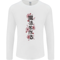 Japanese Flowers Quote Japan Mens Long Sleeve T-Shirt White