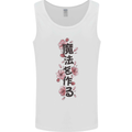 Japanese Flowers Quote Japan Mens Vest Tank Top White