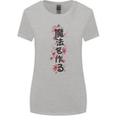 Japanese Flowers Quote Japan Womens Wider Cut T-Shirt Sports Grey