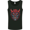 Japanese Oni Mask Samurai Ronin Bushido Mens Vest Tank Top Black