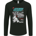 Japanese Performance Anime Car Drifting Drift Mens Long Sleeve T-Shirt Black