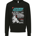 Japanese Performance Anime Car Drifting Drift Mens Sweatshirt Jumper Black
