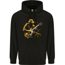 Jazz Guitar Player Guitarist Childrens Kids Hoodie Black