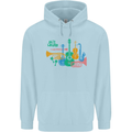 Jazz Lover Trumpet Saxophone Clarinet Childrens Kids Hoodie Light Blue