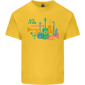 Jazz Lover Trumpet Saxophone Clarinet Kids T-Shirt Childrens Yellow