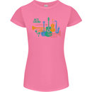 Jazz Lover Trumpet Saxophone Clarinet Womens Petite Cut T-Shirt Azalea