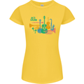 Jazz Lover Trumpet Saxophone Clarinet Womens Petite Cut T-Shirt Yellow