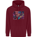 Jesus Believes In You Christian Christianity Childrens Kids Hoodie Maroon