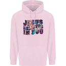 Jesus Believes In You Christian Christianity Mens 80% Cotton Hoodie Light Pink