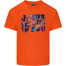 Jesus Believes In You Christian Christianity Mens Cotton T-Shirt Tee Top Orange