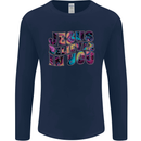 Jesus Believes In You Christian Christianity Mens Long Sleeve T-Shirt Navy Blue