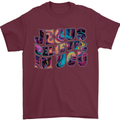 Jesus Believes In You Christian Christianity Mens T-Shirt 100% Cotton Maroon