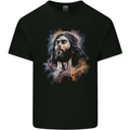 Jesus Christ Mens Cotton T-Shirt Tee Top Black