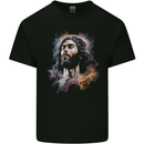 Jesus Christ Mens Cotton T-Shirt Tee Top Black