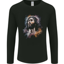 Jesus Christ Mens Long Sleeve T-Shirt Black