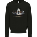 Jesus Christ The Last Supper Mens Sweatshirt Jumper Black