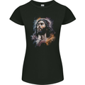 Jesus Christ Womens Petite Cut T-Shirt Black