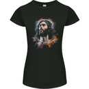 Jesus Christ Womens Petite Cut T-Shirt Black