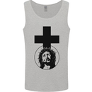Jesus Cross Christian God Christianity Mens Vest Tank Top Sports Grey