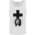 Jesus Cross Christian God Christianity Mens Vest Tank Top White