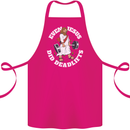 Jesus Deadlift Funny Gym Bodybuilding Training Cotton Apron 100% Organic Pink