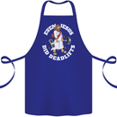 Jesus Deadlift Funny Gym Bodybuilding Training Cotton Apron 100% Organic Royal Blue