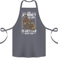 Journey of Life Old Man and Dog Cotton Apron 100% Organic Steel