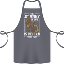 Journey of Life Old Man and Dog Cotton Apron 100% Organic Steel