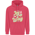 Joy On the Way New Baby Pregnancy Pregnant Childrens Kids Hoodie Heliconia