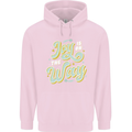 Joy On the Way New Baby Pregnancy Pregnant Childrens Kids Hoodie Light Pink
