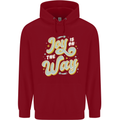 Joy On the Way New Baby Pregnancy Pregnant Childrens Kids Hoodie Red