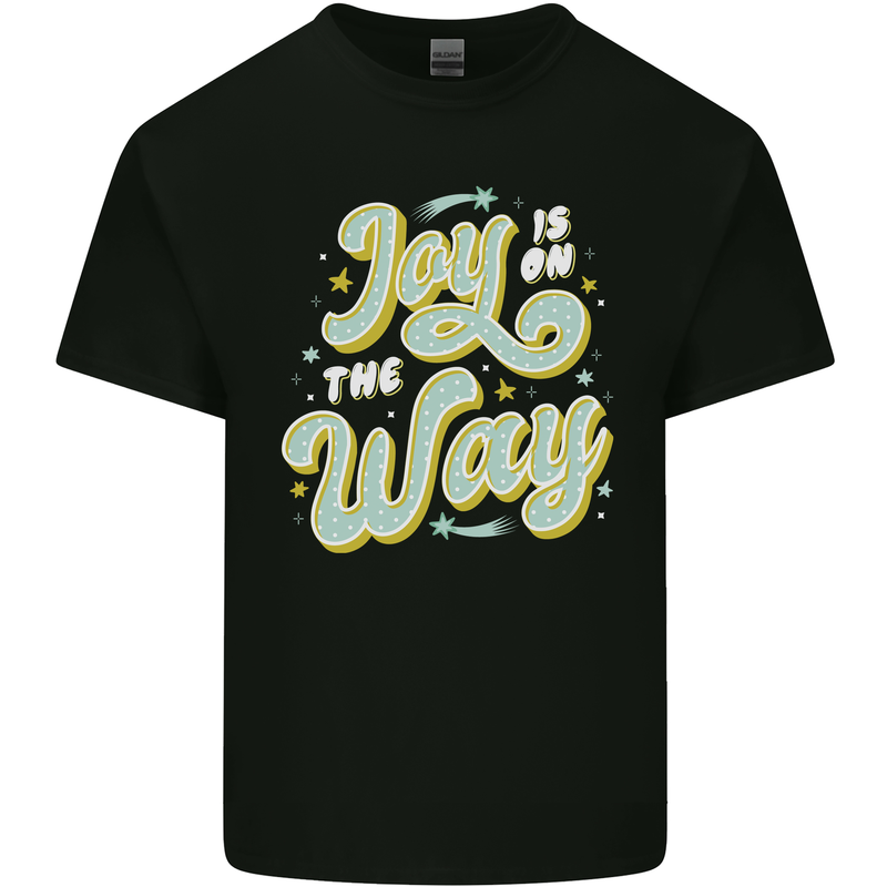 Joy On the Way New Baby Pregnancy Pregnant Kids T-Shirt Childrens Black