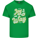 Joy On the Way New Baby Pregnancy Pregnant Kids T-Shirt Childrens Irish Green