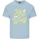 Joy On the Way New Baby Pregnancy Pregnant Kids T-Shirt Childrens Light Blue