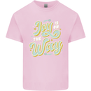 Joy On the Way New Baby Pregnancy Pregnant Kids T-Shirt Childrens Light Pink