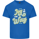 Joy On the Way New Baby Pregnancy Pregnant Kids T-Shirt Childrens Royal Blue